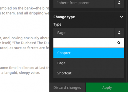 Node Type Switching